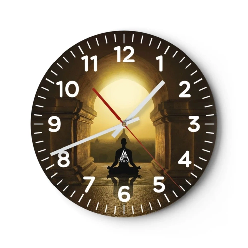 Orologio da parete - Orologio in Vetro - Armonia completa - 30x30 cm