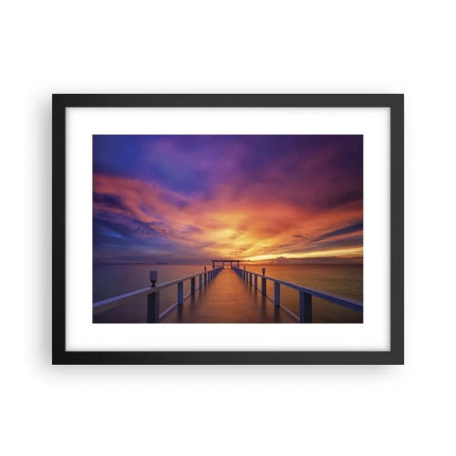 Poster in cornice nera - Senza fine - 40x30 cm