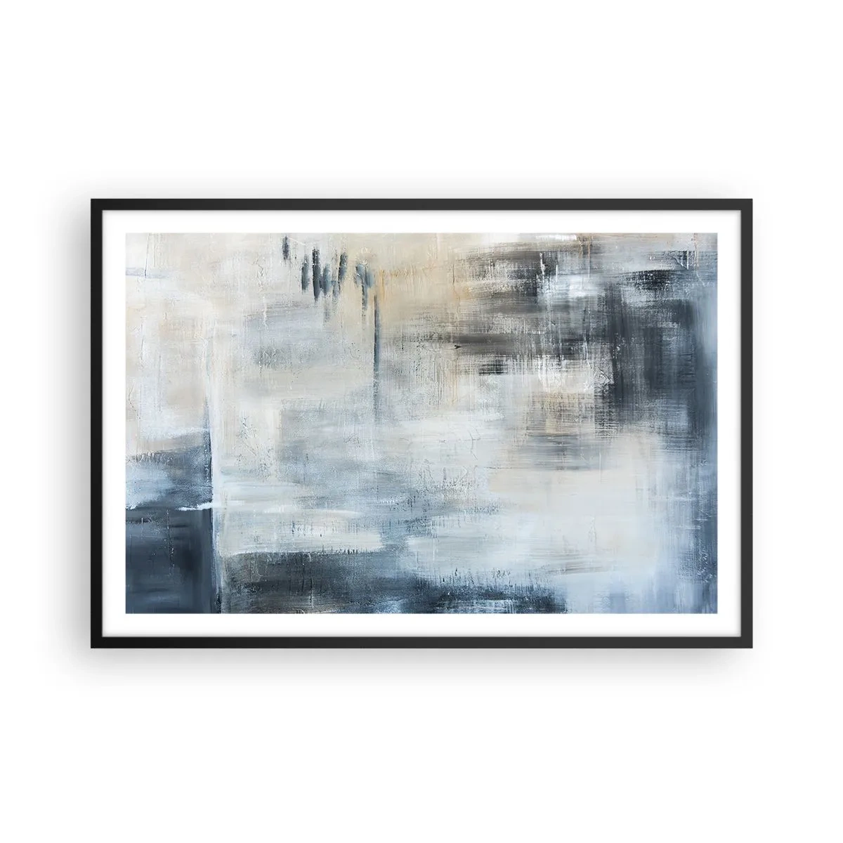 Poster in cornice nera - Coperti dal blu - 91x61 cm