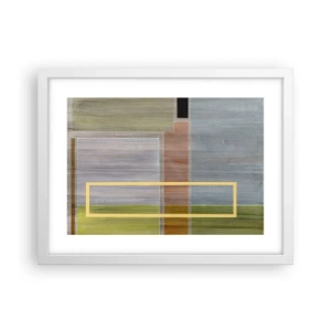 Poster in cornice bianca - Semplice e tranquillo - 40x30 cm