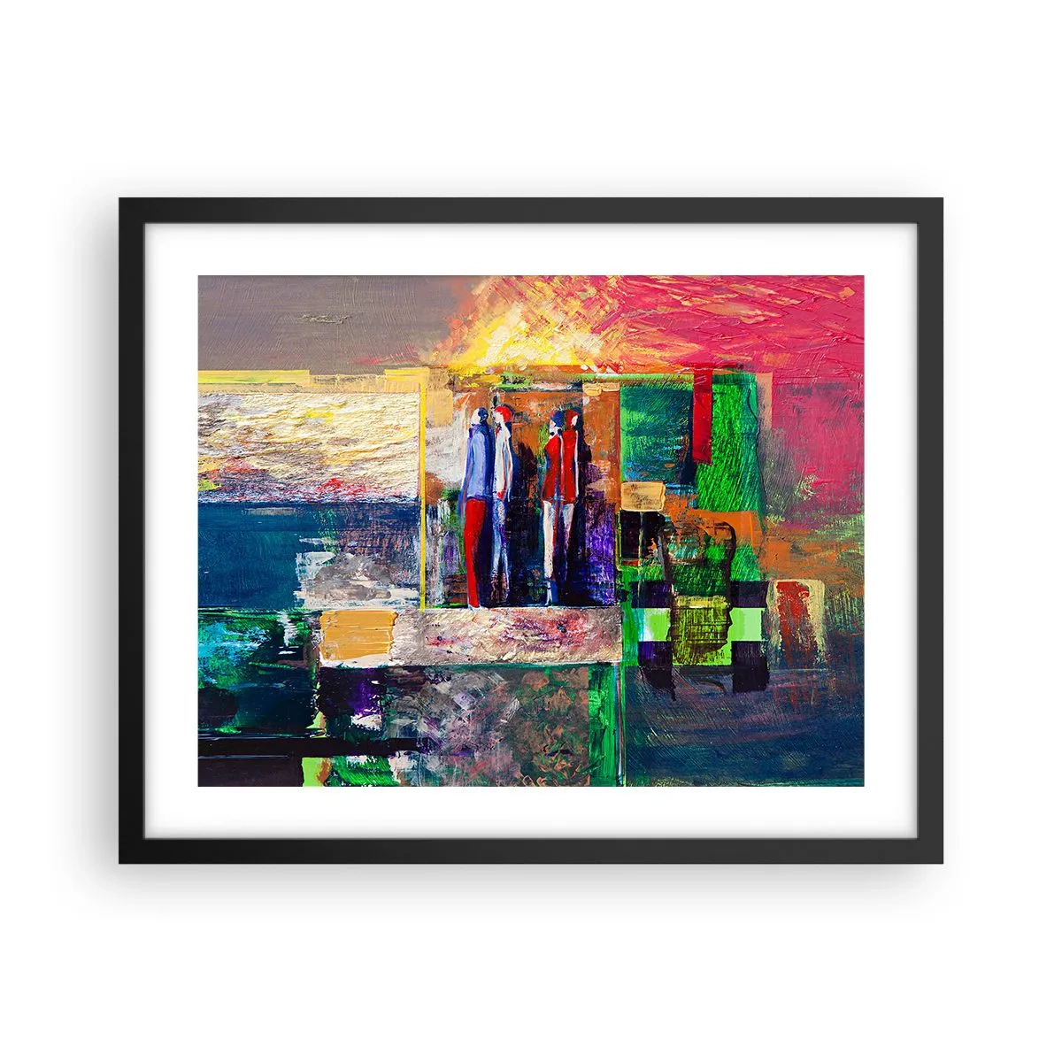 Poster in cornice nera - Relazioni ed emozioni - 50x40 cm