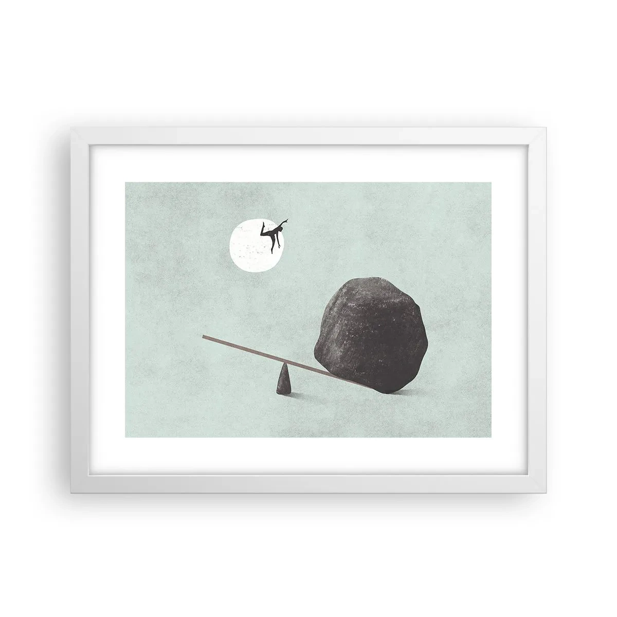 Poster in cornice bianca - Sogno adempiuto - 40x30 cm