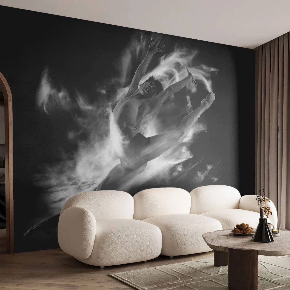 Fotomurali Premium Canvas - Fermo in volo - Ballerino, Balletto, Cultura - 200x140 cm