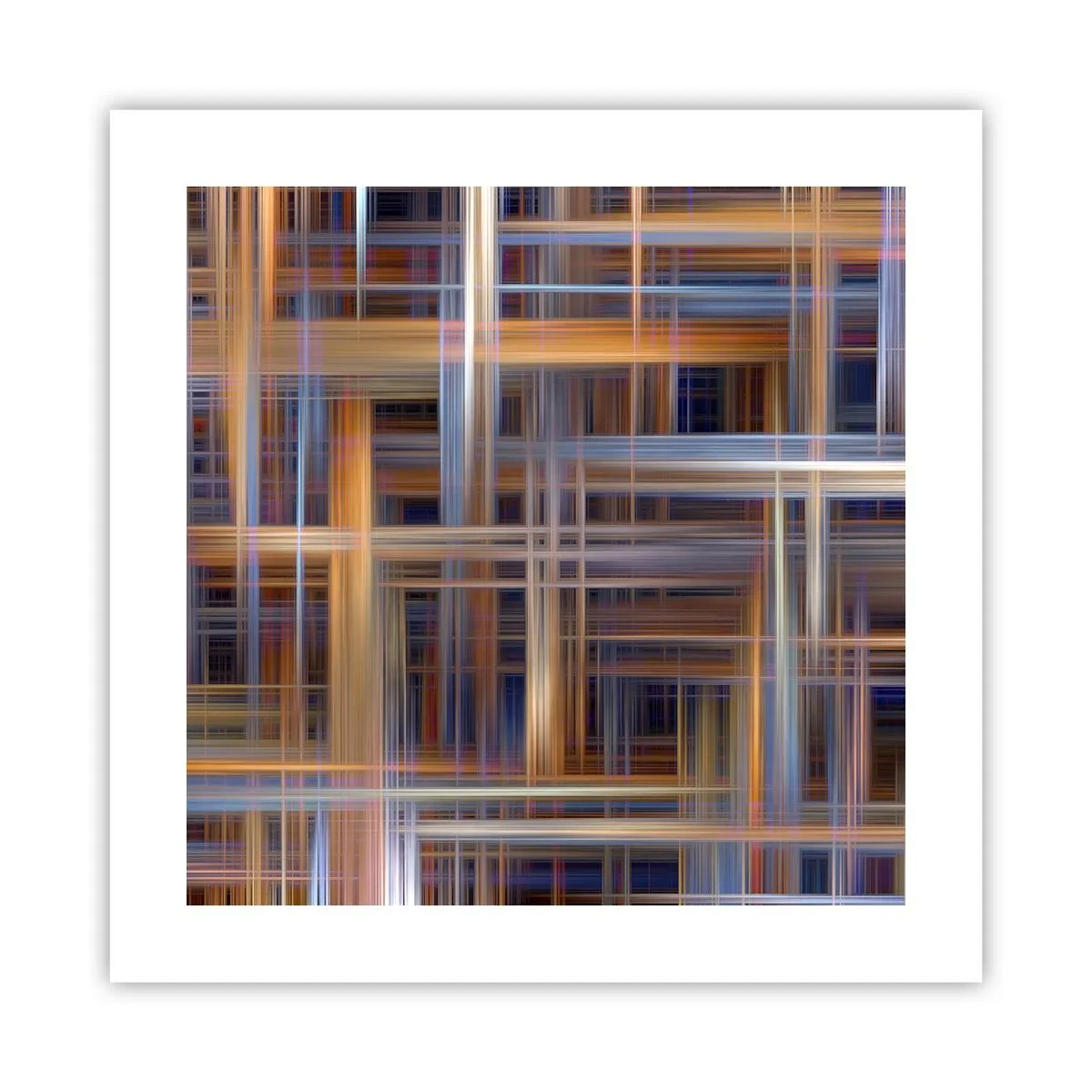 Poster - Tessute con la luce - 40x40 cm