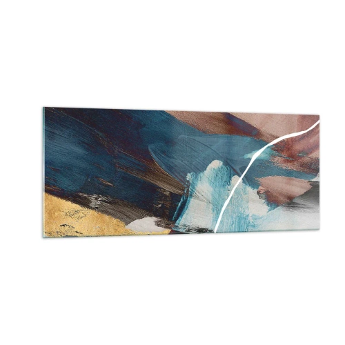 Quadro su vetro - Con forza ed energia - 100x40 cm