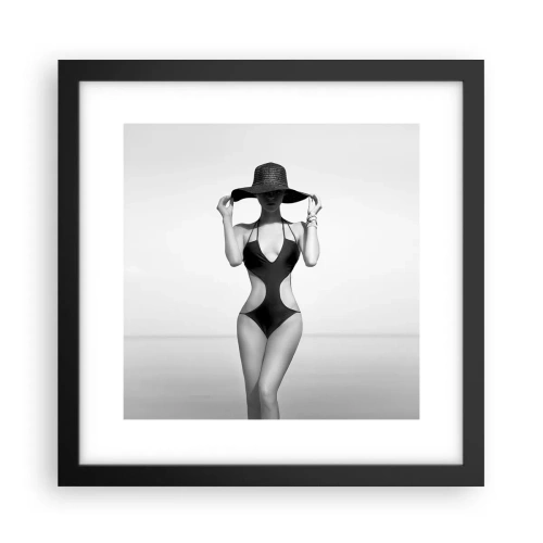 Poster in cornice nera - Il mio nome è Eleganza - 30x30 cm