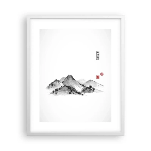 Poster in cornice bianca - Troppo lontano - 40x50 cm