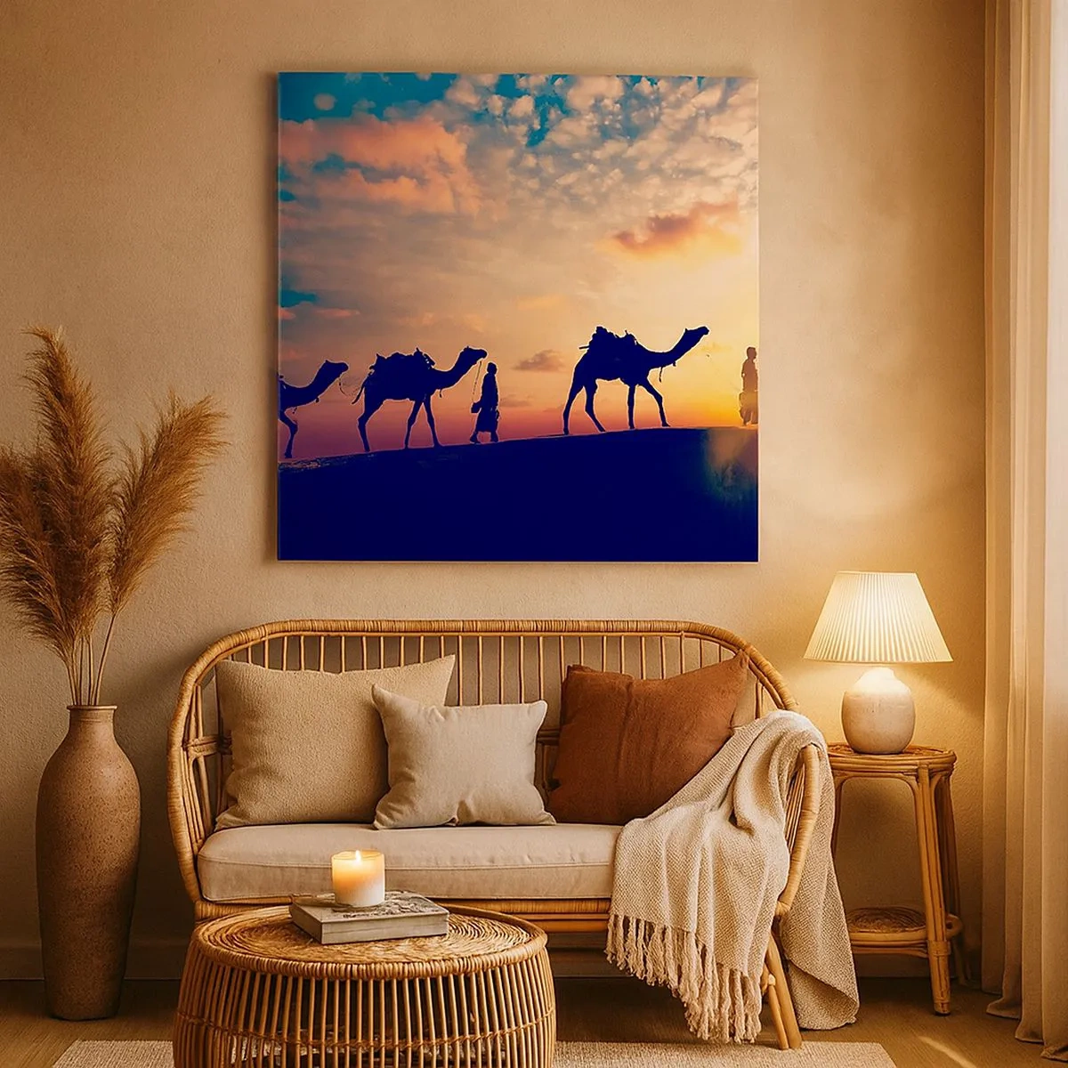 Quadro su tela - Stampe su Tela - Il misterioso spirito d'oriente - 30x30 cm