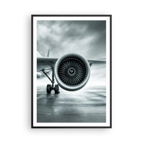 Poster in cornice nera - C'è la forza! - 70x100 cm