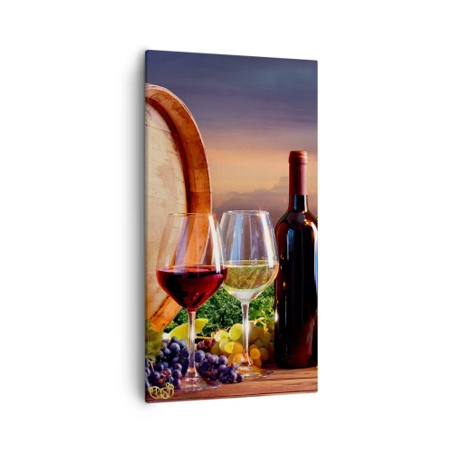 Quadro su tela - Stampe su Tela - Qui la vita ha gusto - 55x100 cm