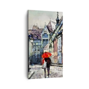 Quadro su tela - Stampe su Tela - Pioggia per due - 45x80 cm
