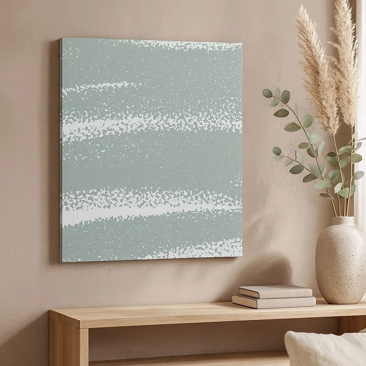 Quadro su tela - Stampe su Tela - Astrazione in clima invernale - 30x30 cm