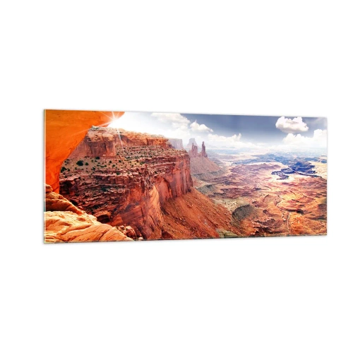 Quadro su vetro - Scolpiti dalla natura - 100x40 cm