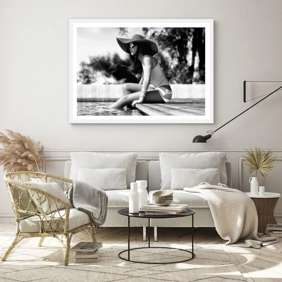 Poster in cornice bianca - Sogno estivo - 100x70 cm