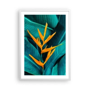 Poster in cornice bianca - Il fiore dell'Eden - 50x70 cm