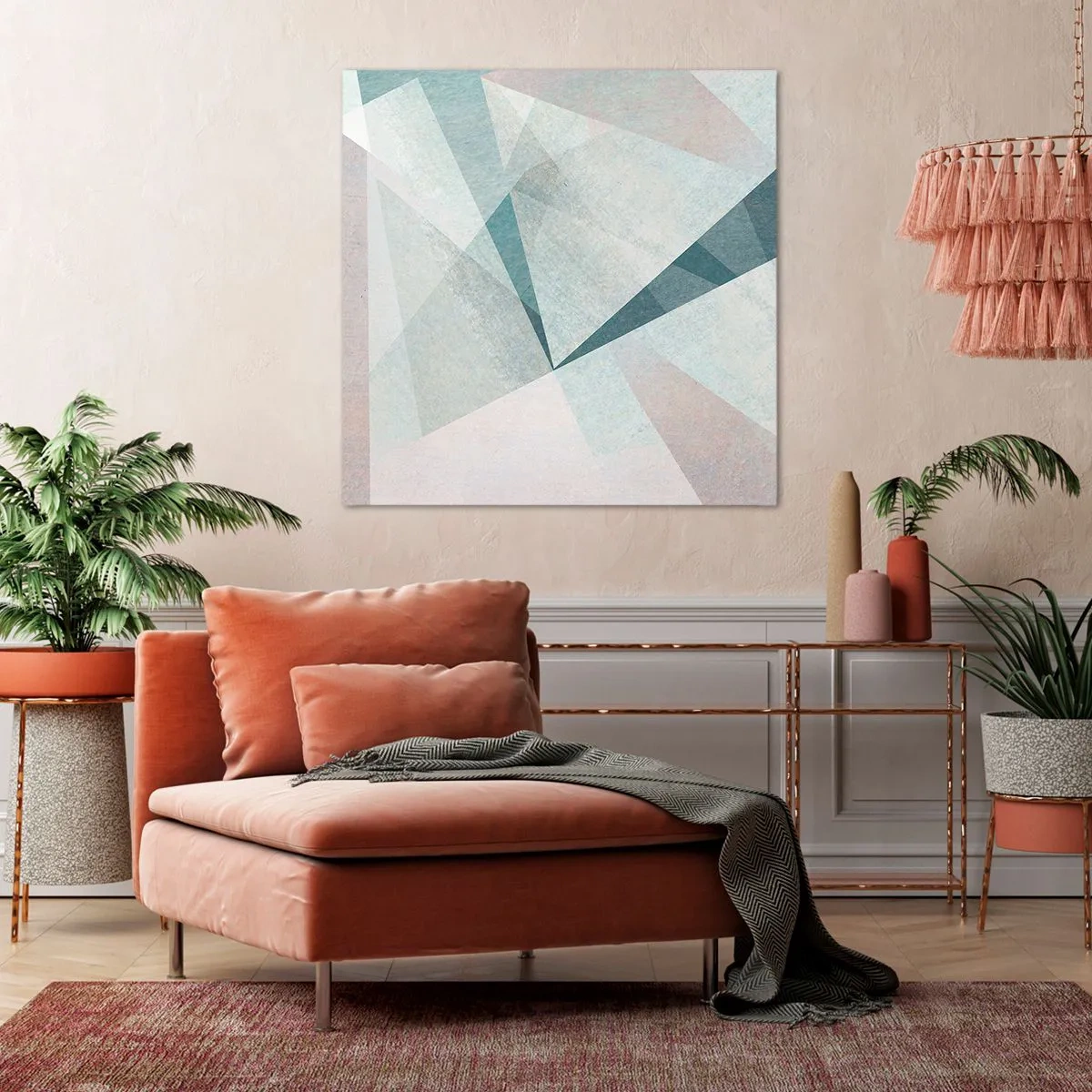 Quadro su tela - Stampe su Tela - Con calma ma dinamicamente - 30x30 cm