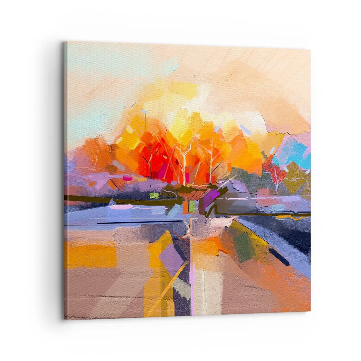 Quadro su tela - Stampe su Tela - Si è fatto autunno - 60x60 cm