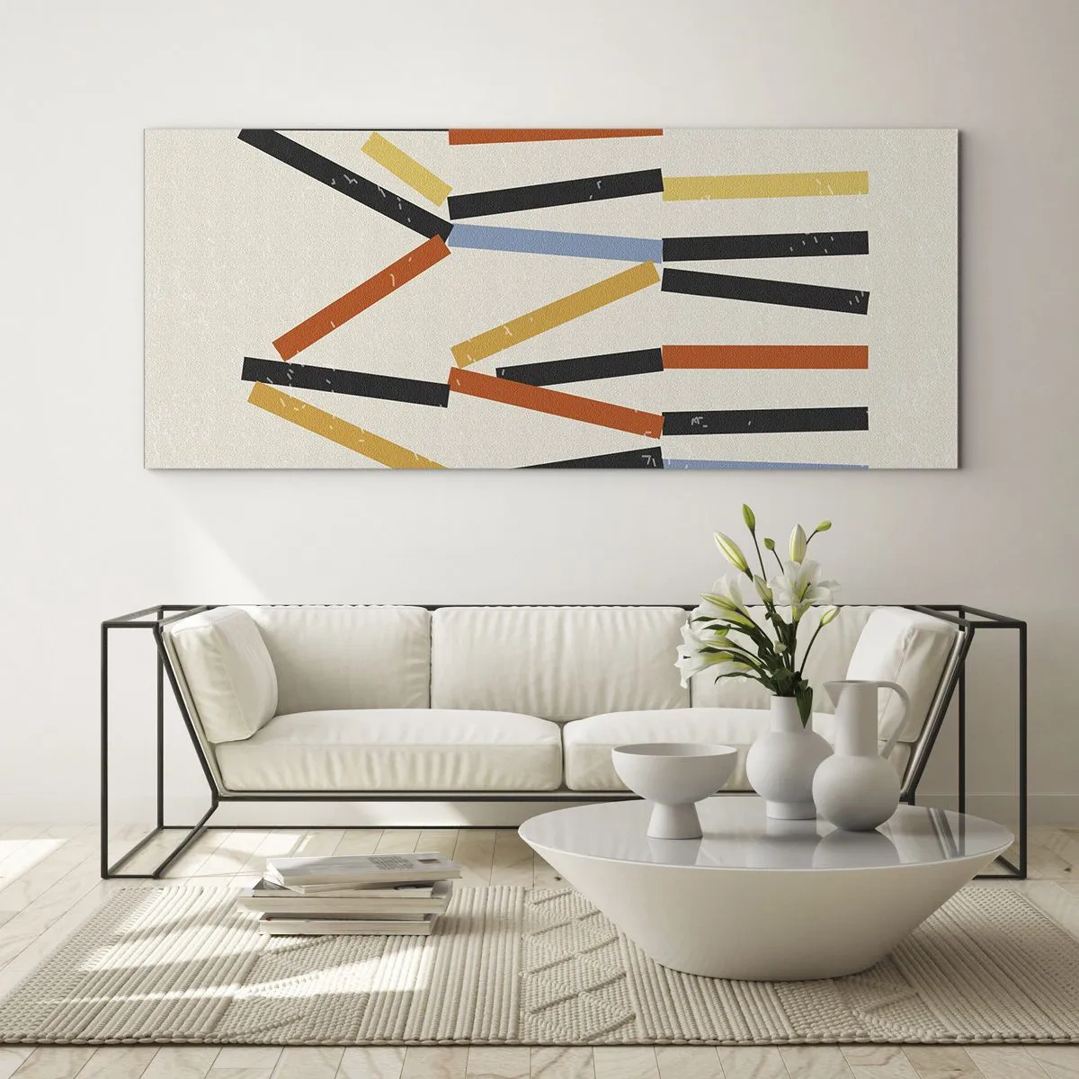 Quadro su vetro - Composizione orizzontale - 100x40 cm