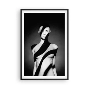 Poster in cornice nera - Luci e ombre - 61x91 cm