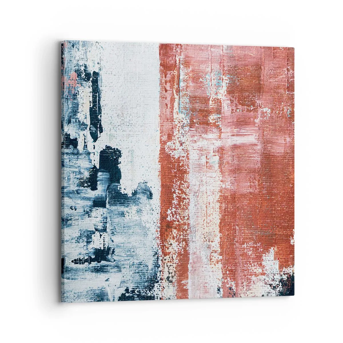 Quadro su tela - Stampe su Tela - Astratto in due metà - 70x70 cm