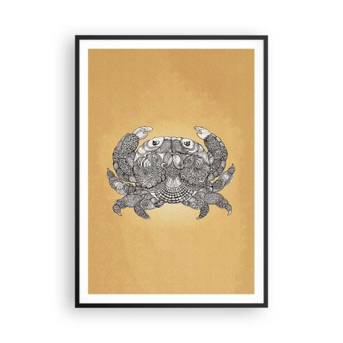 Poster in cornice nera - I racconti del granchio - 70x100 cm
