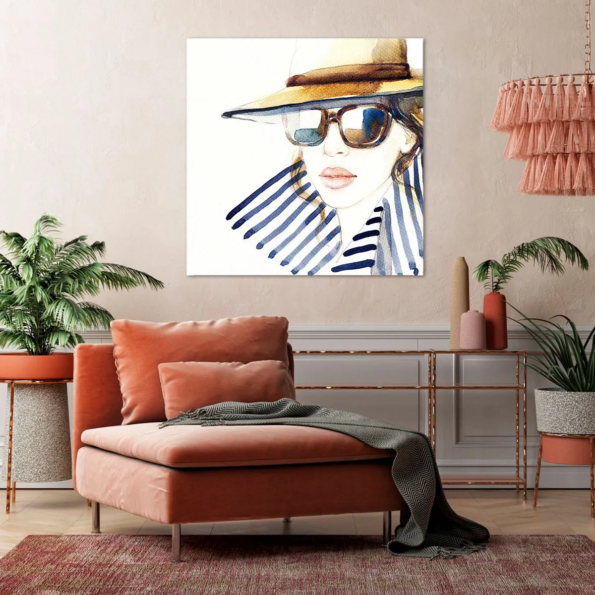 Quadro su tela - Stampe su Tela - La Florida dà il benvenuto! - 40x40 cm