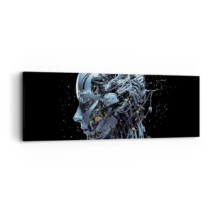 Quadro su tela - Stampe su Tela - La tecnologia è donna - 90x30 cm