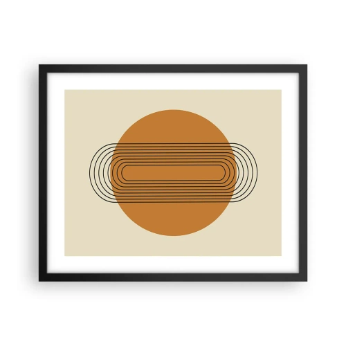 Poster in cornice nera - Piano perfetto - 50x40 cm