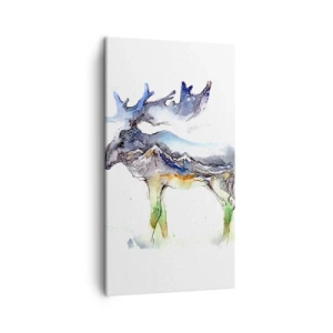 Quadro su tela - Stampe su Tela - Il protagonista dei racconti invernali - 45x80 cm