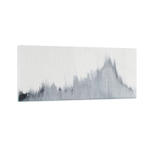 Quadro su vetro - Iscrizione misteriosa - 100x40 cm