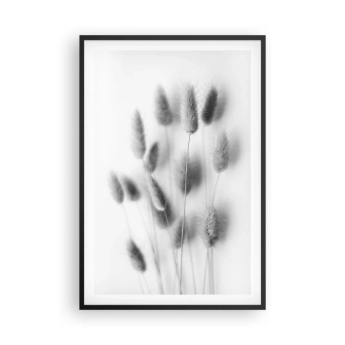 Poster in cornice nera - Erba soffice - 61x91 cm