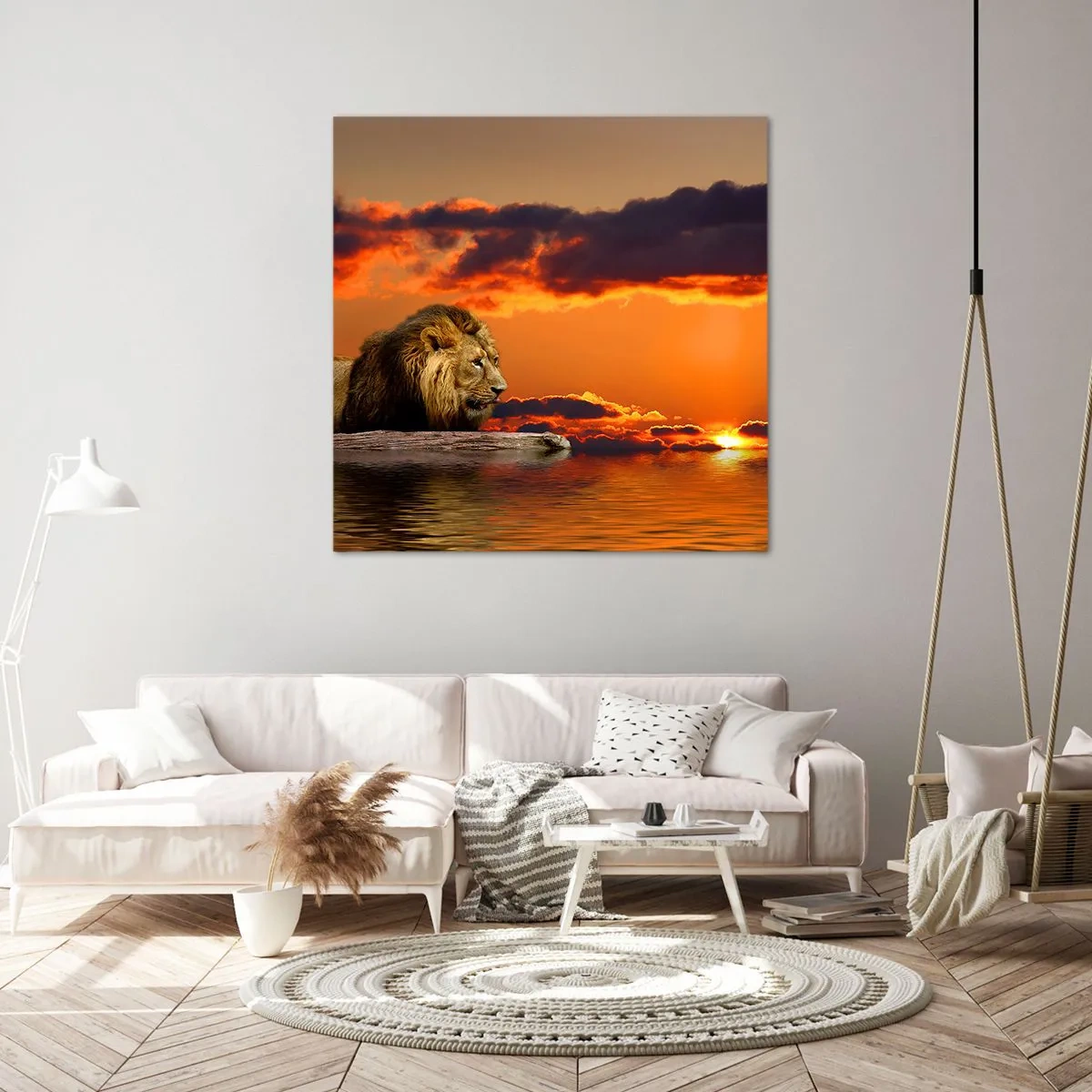Quadro su tela - Stampe su Tela - Il re della natura - 50x50 cm