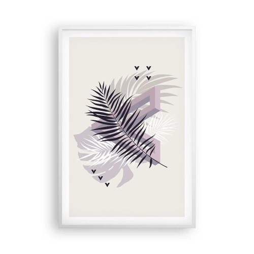 Poster in cornice bianca - L'ombra dell'ombra - 61x91 cm