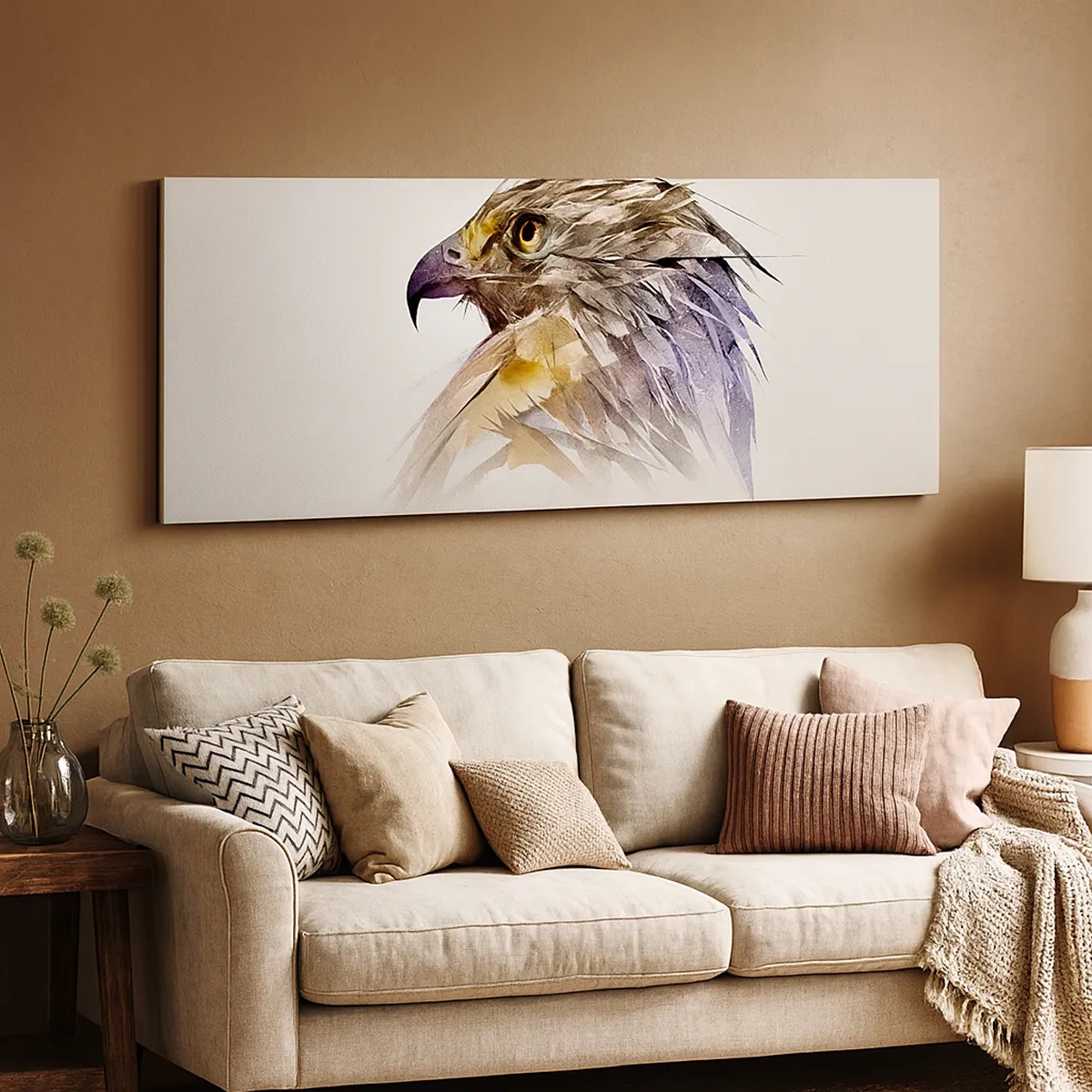 Quadro su tela - Stampe su Tela - Ritratto di guerriero - 30x30 cm