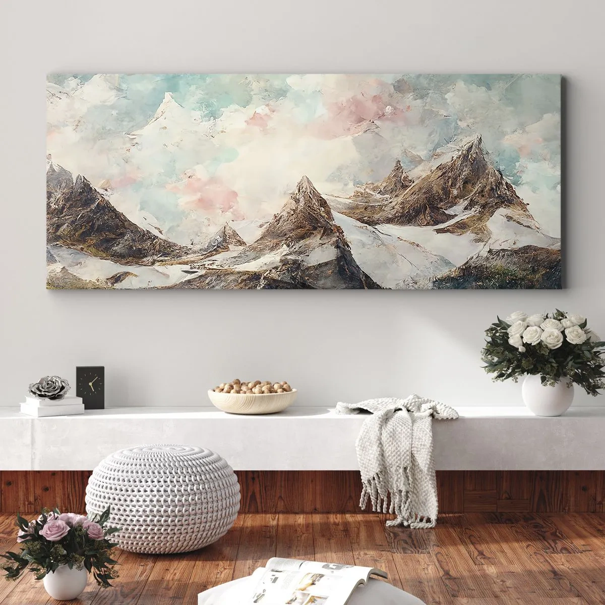 Quadro su tela - Stampe su Tela - Lame di roccia - 90x30 cm