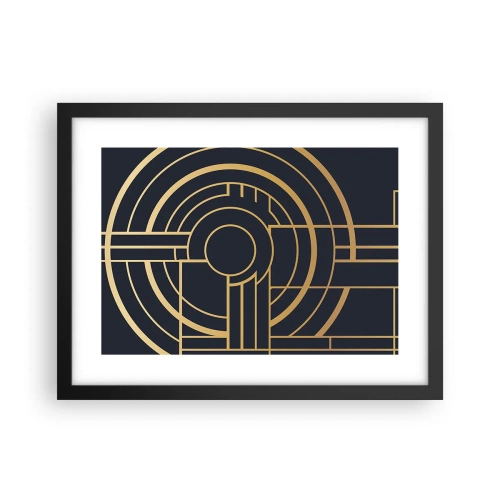 Poster in cornice nera - Il giro delle cose - 40x30 cm