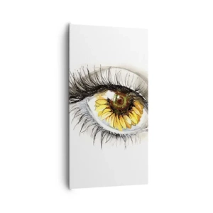 Quadro su tela - Stampe su Tela - Uno sguardo caldo come l'estate - 65x120 cm