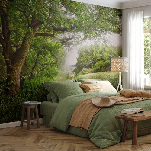 Fotomurali Autoadesivo Deluxe Sticker - Et in Arcadia ego - Paesaggio, Strada sterrata, Natura - 350x256 cm