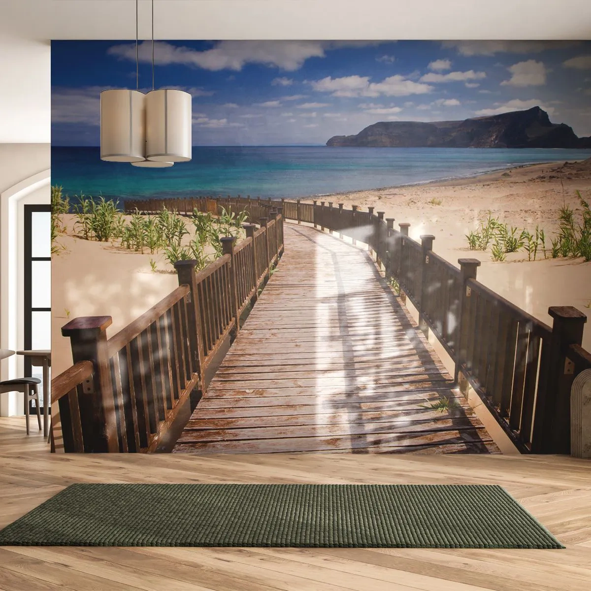 Fotomurali Premium Sand - Portami alle isole fortunate - Paesaggio, Spiaggia, Madera - 100x70 cm