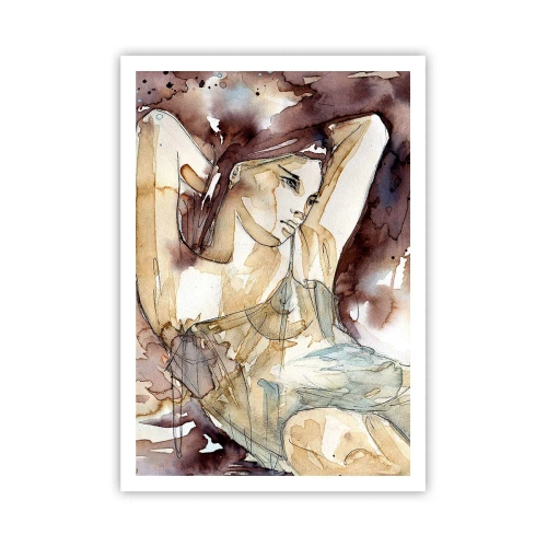 Poster - Di umore lilla - 70x100 cm