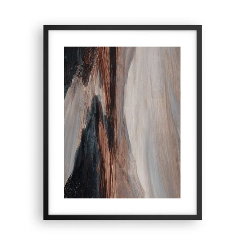 Poster in cornice nera - Valle tranquilla - 40x50 cm