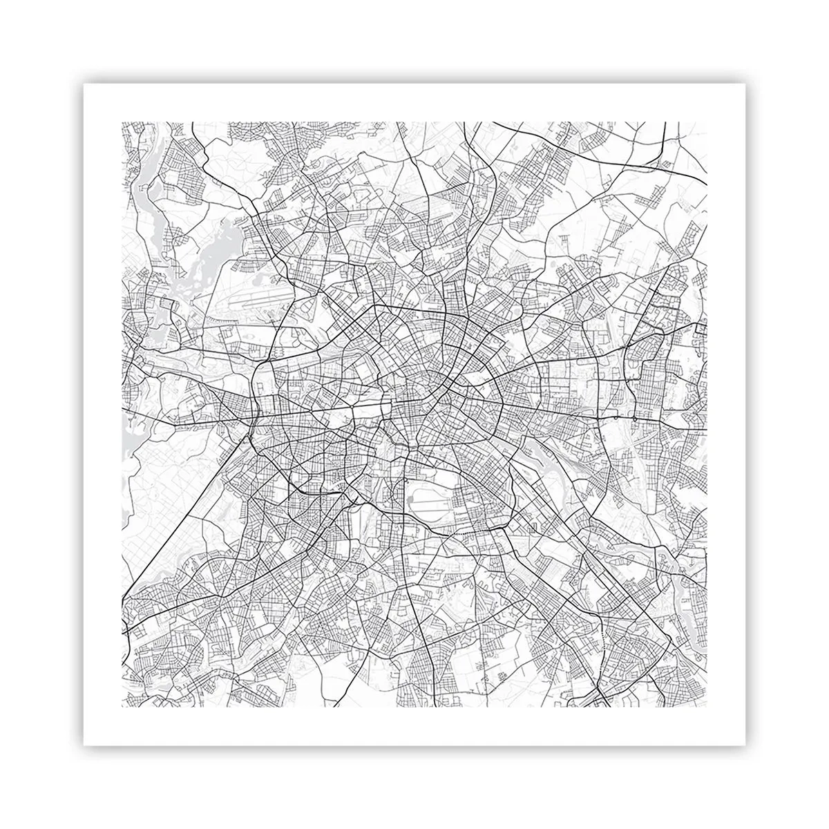 Poster - Il fiore di Berlino - 60x60 cm