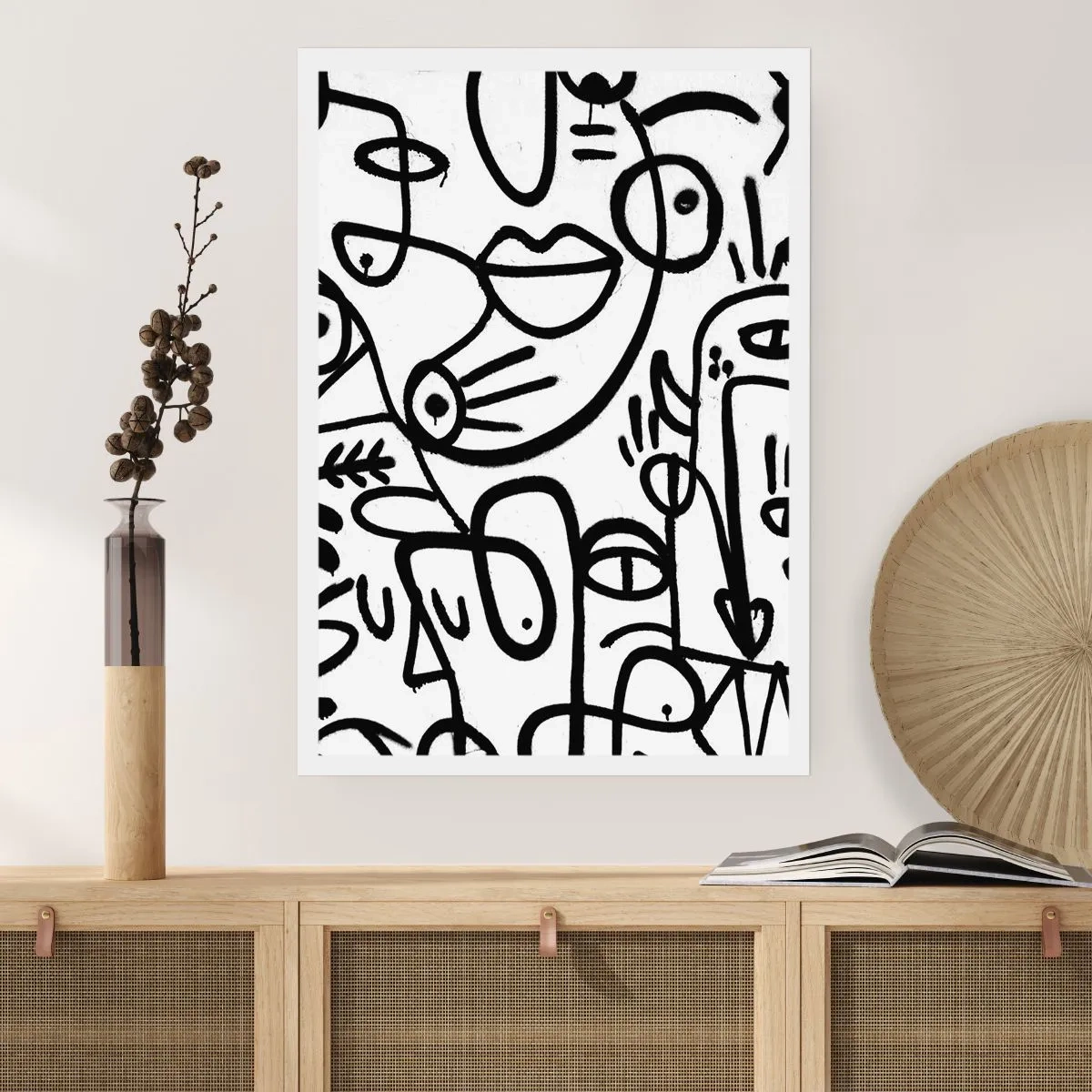 Poster - Volti e miraggi - 40x50 cm