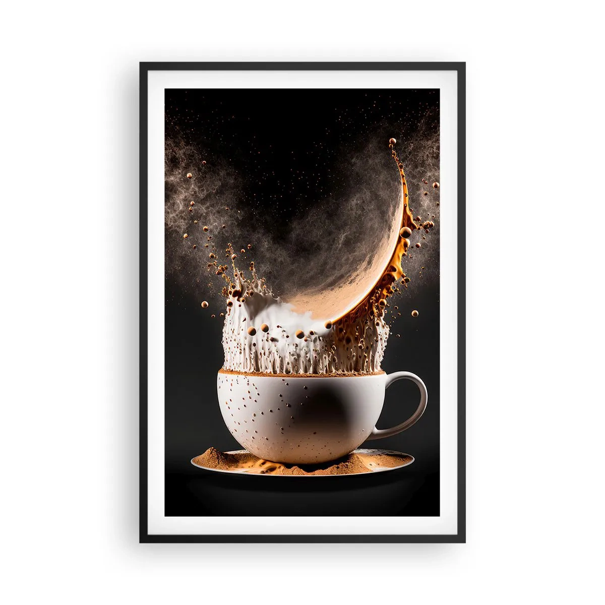 Poster in cornice nera - Esplosione di sapore - 61x91 cm