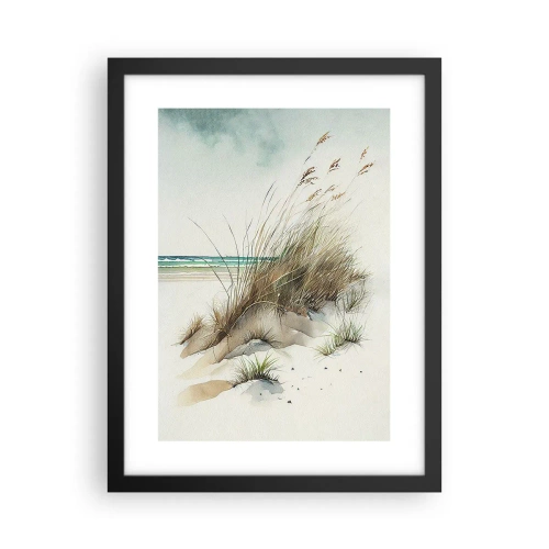 Poster in cornice nera - Avvolti dalla sabbia - 30x40 cm