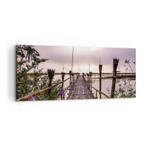 Quadro su tela - Stampe su Tela - Pace e silenzio dell'Asia - 100x40 cm