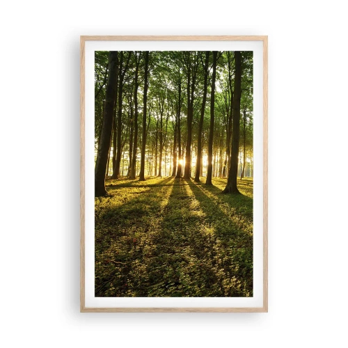 Poster in cornice rovere chiaro - La foto di ogni primavera - 61x91 cm