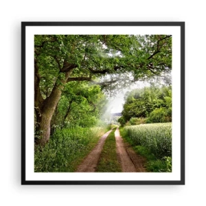 Poster in cornice nera - Et in Arcadia ego - 60x60 cm