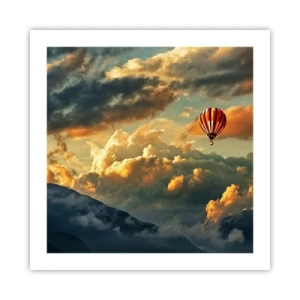 Poster - Volo perché voglio - 50x50 cm
