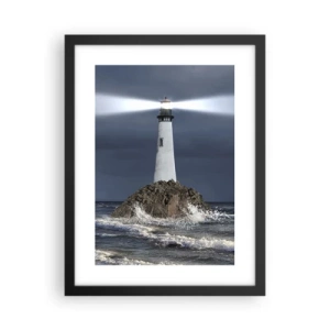 Poster in cornice nera - Qui...qui... qui! - 30x40 cm